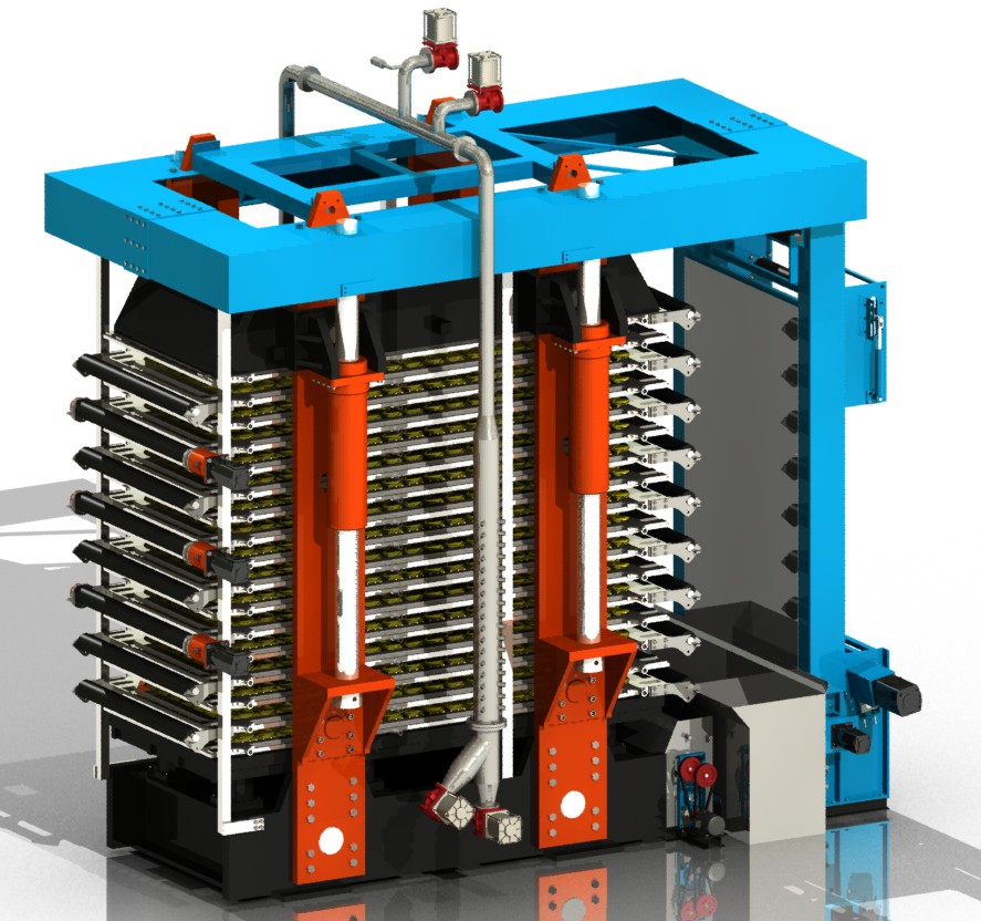 化工行业塔式自动立式真空压滤机